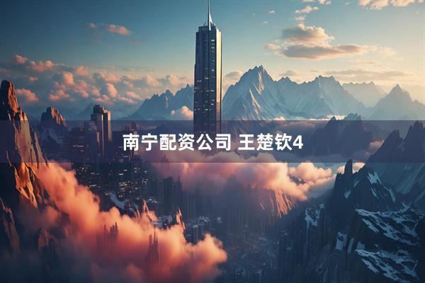 南宁配资公司 王楚钦4